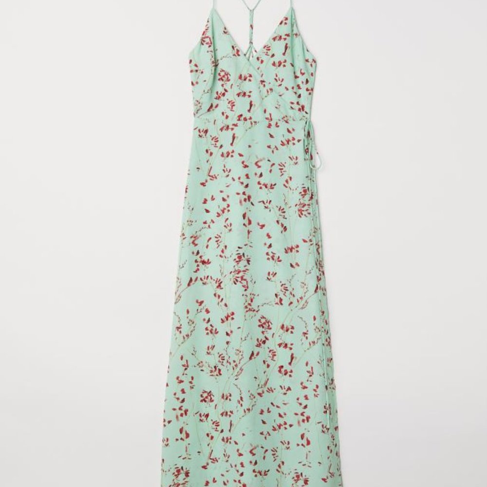 H&M Aqua floral dress